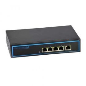 Switch Poe - SAT 4 Puertos Ethernet Poe 10100Mbps 120W-1