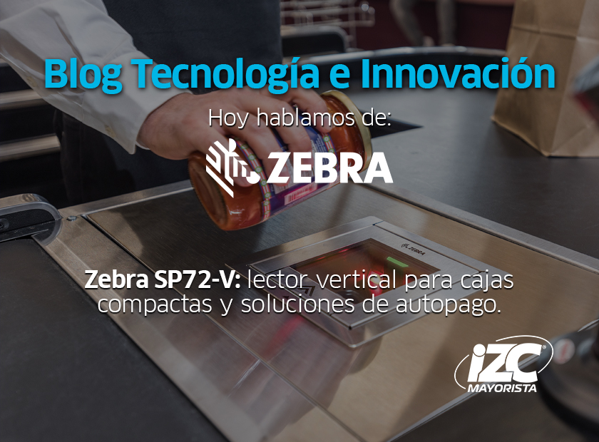 Zebra SP72-V: lector vertical para cajas compactas y soluciones de autopago